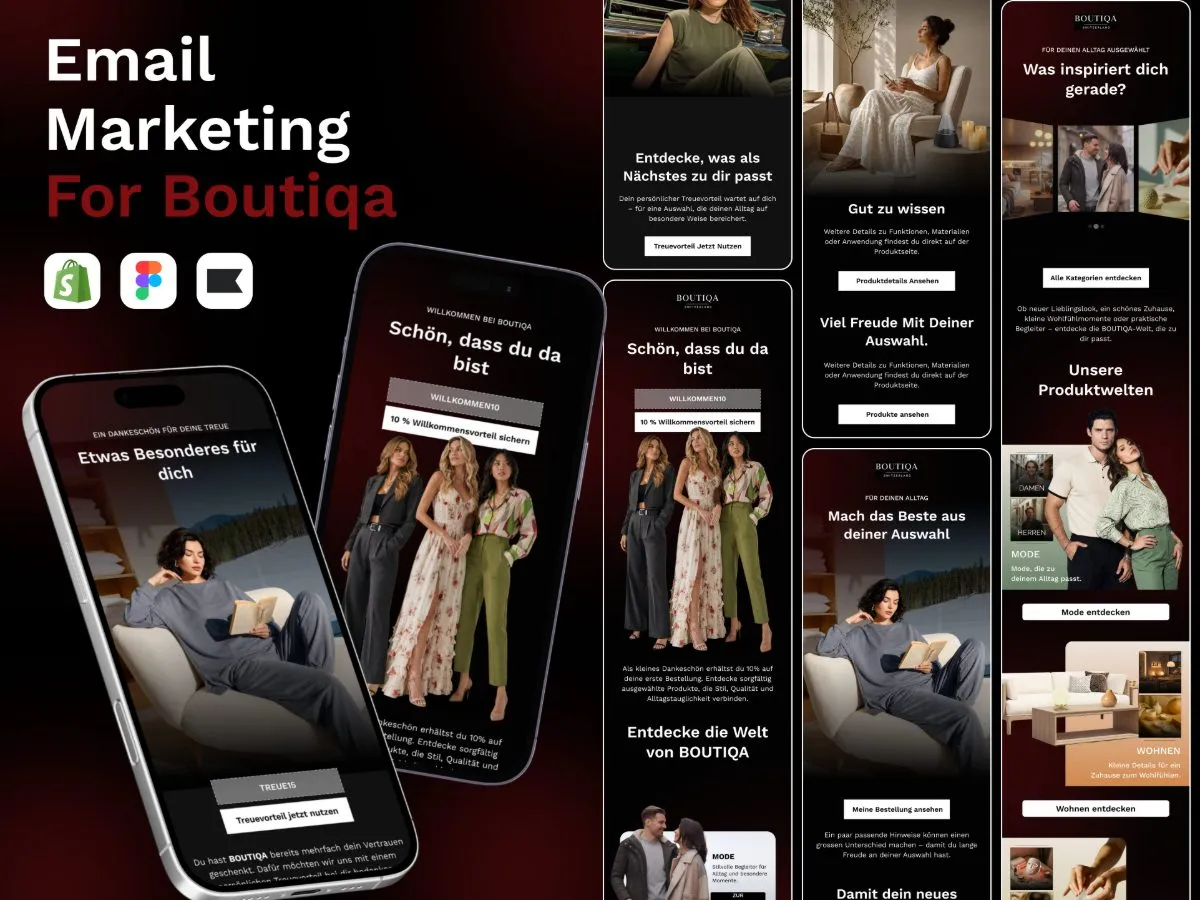 Email marketing design for BOUTIQA by Shakawat Hridoy