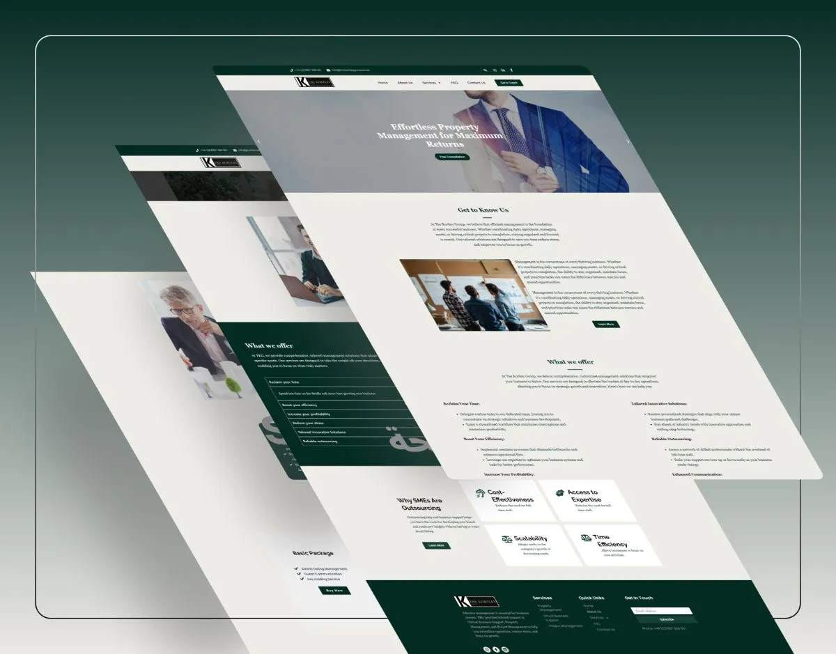 Property management website design by Shakawat Hridoy