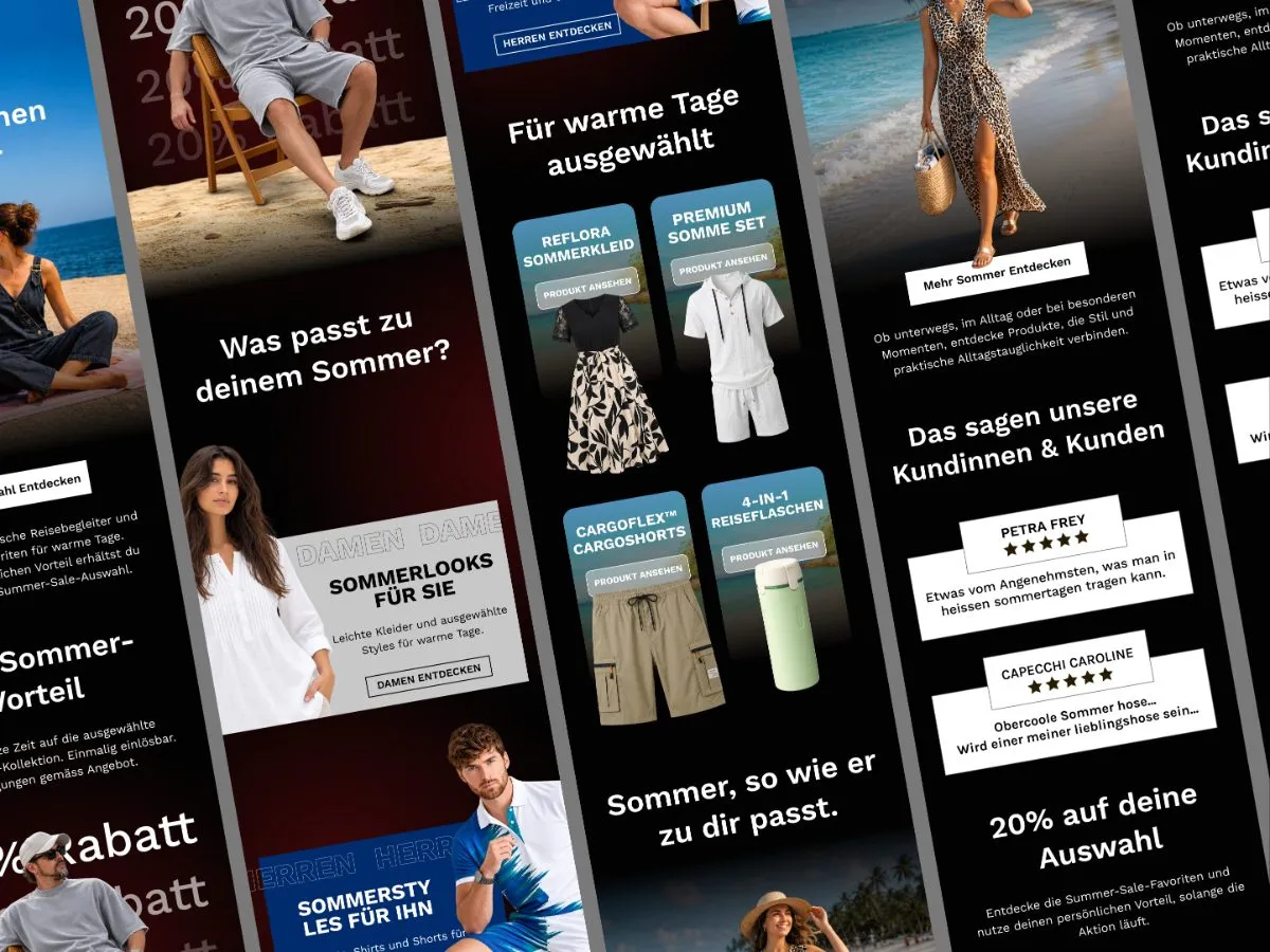Email marketing design for Summer sale campaign by Shakawat Hridoy